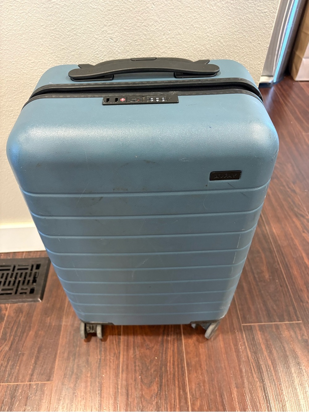 Away Travel Carry On Coastal Blue Suitcase